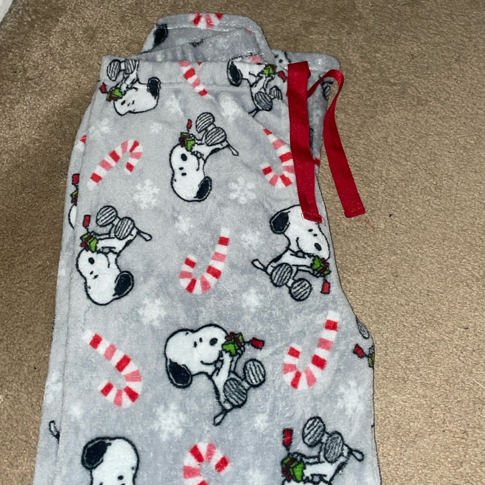 Christmas Snoopy Fuzzy Pj Pants 🐶
